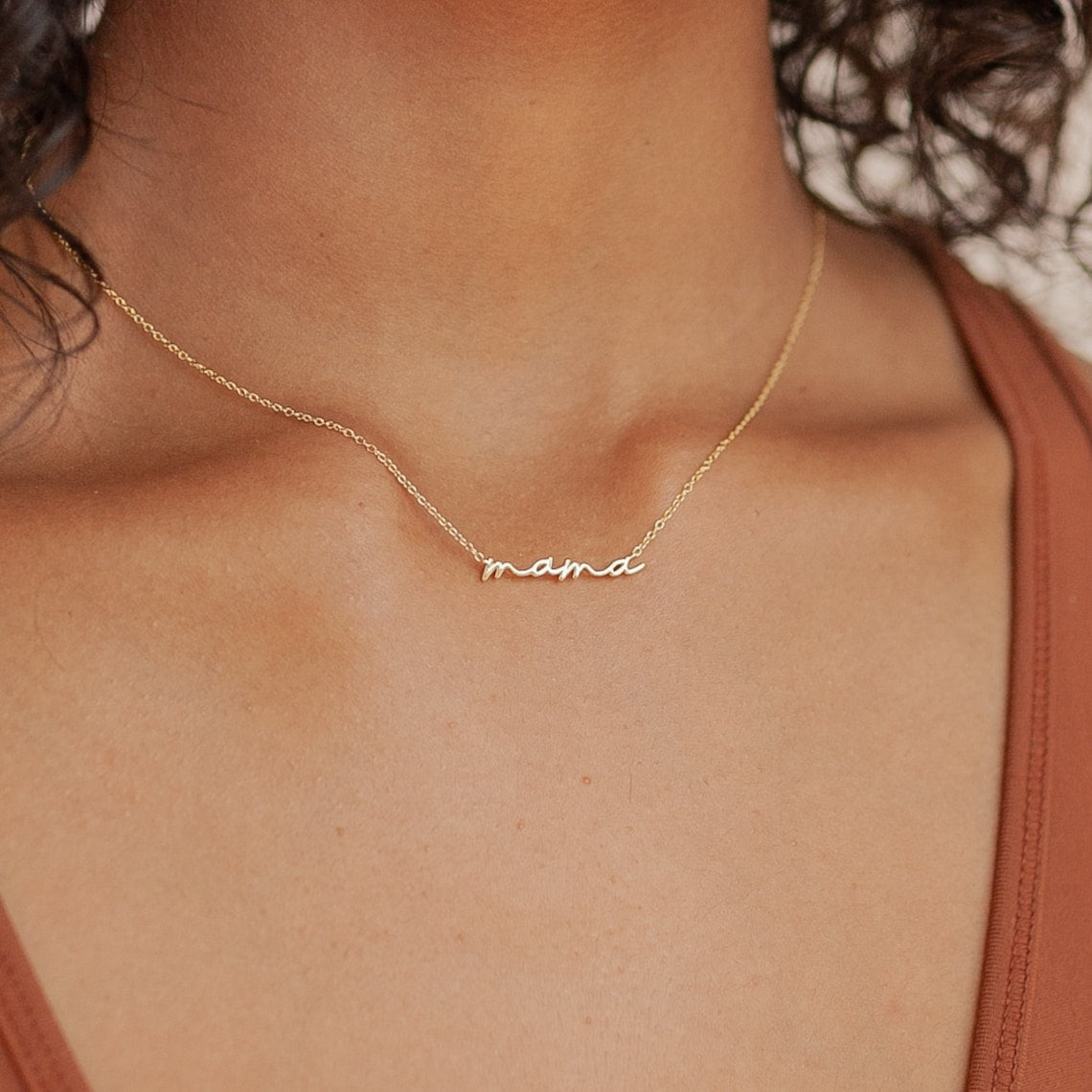 Dainty Mom Necklace - Mom Necklace