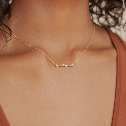 Dainty Mom Necklace - Mom Necklace