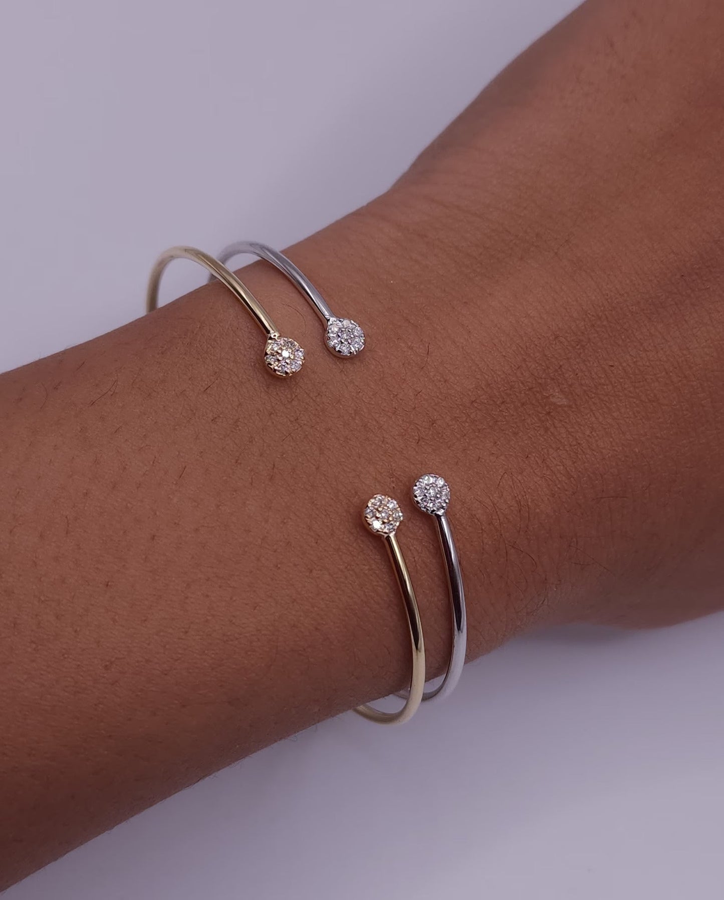 Open Cuff Bracelet Set